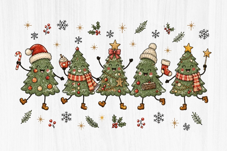 Cute Christmas Tree Clipart