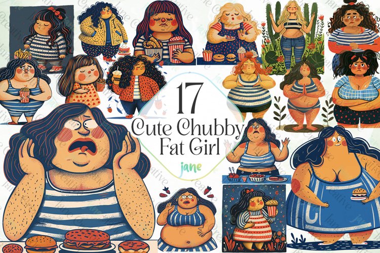 Fat Clipart Image 5