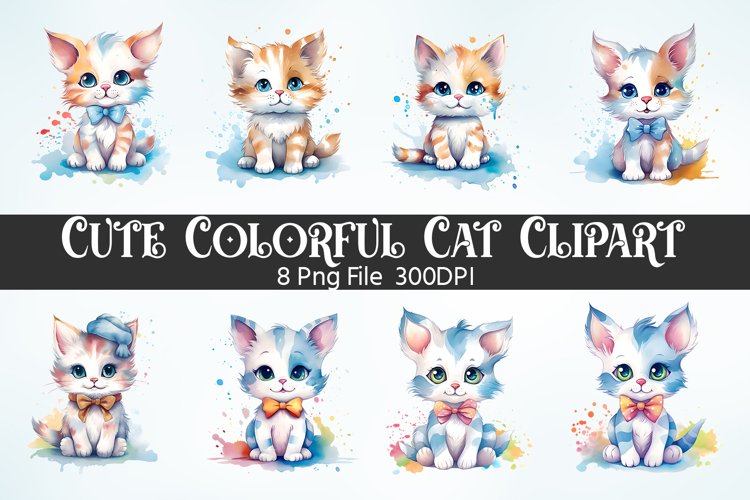 Cute Cat Illustration Image 23
