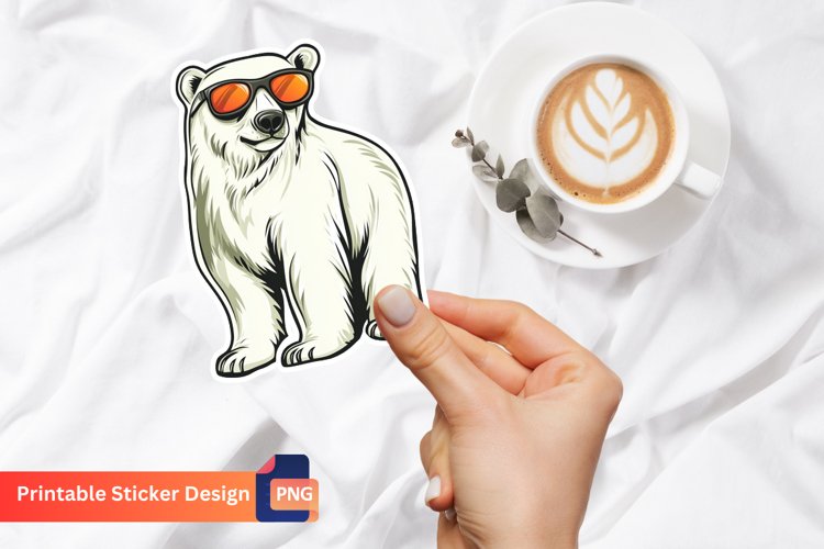 Polar Bear Cartoon Image 13