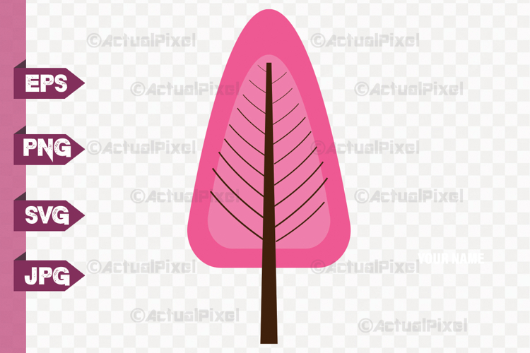Cute Colorful Whimsical Tree Clip Art