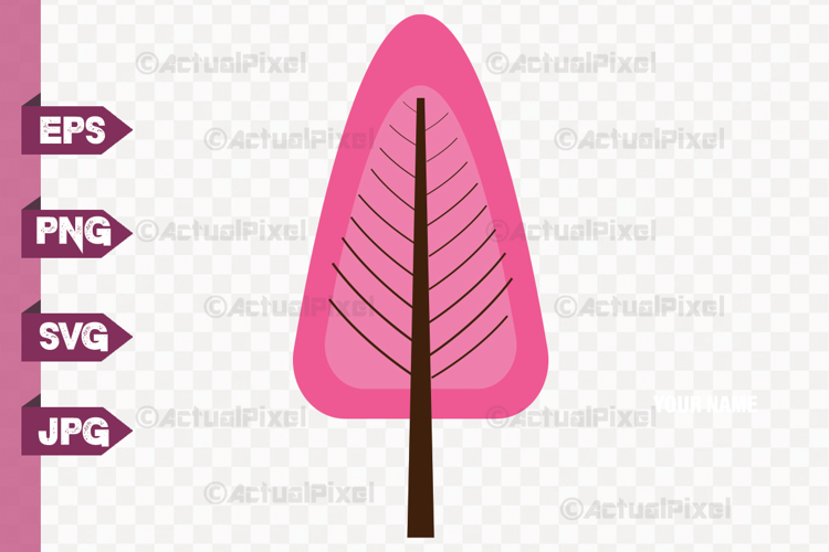 Cute Colorful Whimsical Tree Clip Art