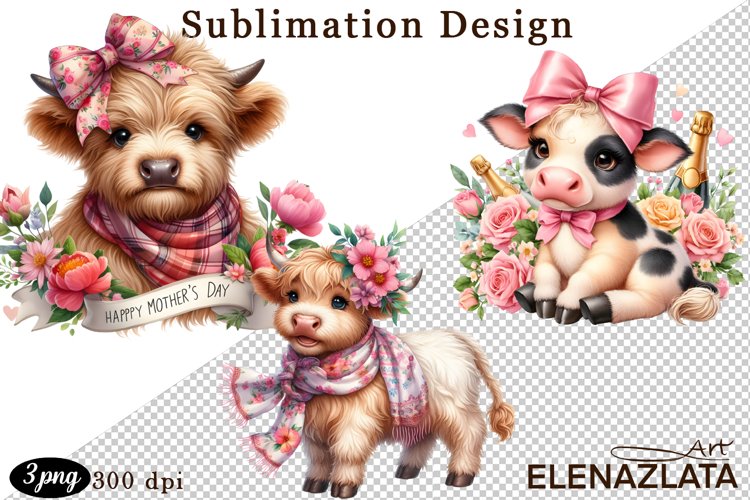 Cute Cow Clipart Image 9