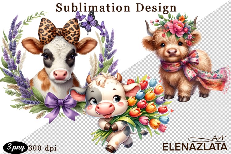 Cute Cow Clipart Image 3