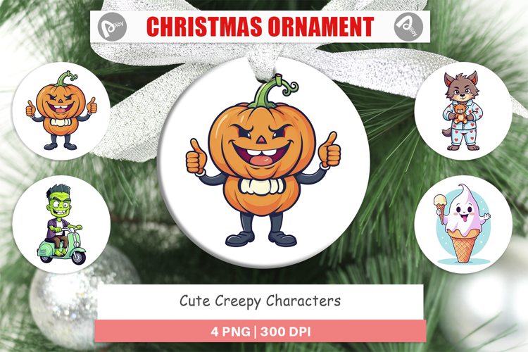 Ornament Cute Creepy Characters