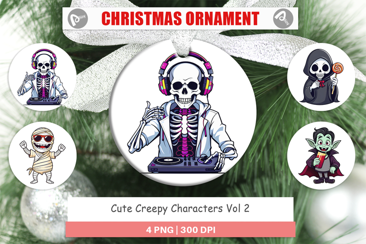 Ornament Cute Creepy Characters
