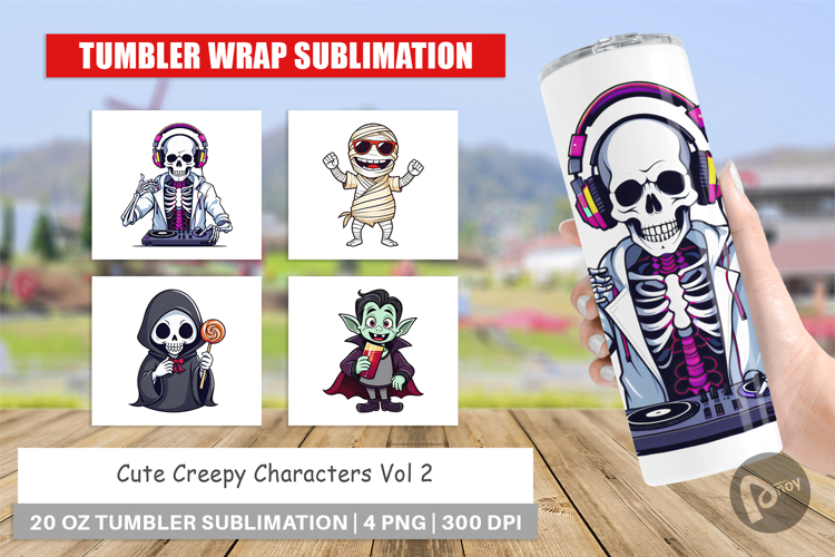Halloween Tumbler Wrap Image 24