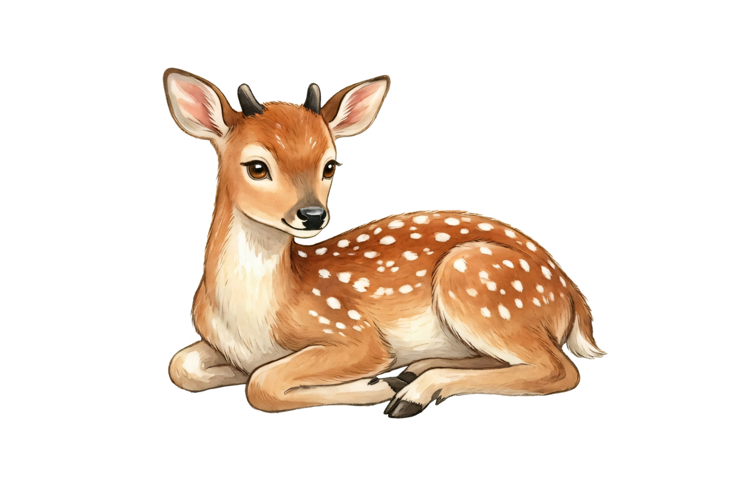 Cute Deer Png | Cute Safari Png