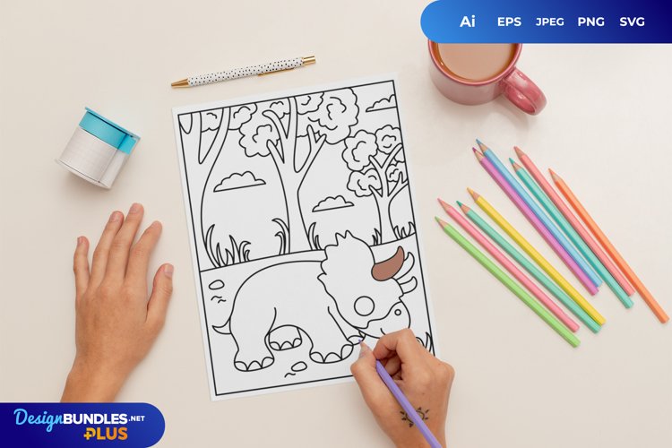 Coloring Clipart Image 5