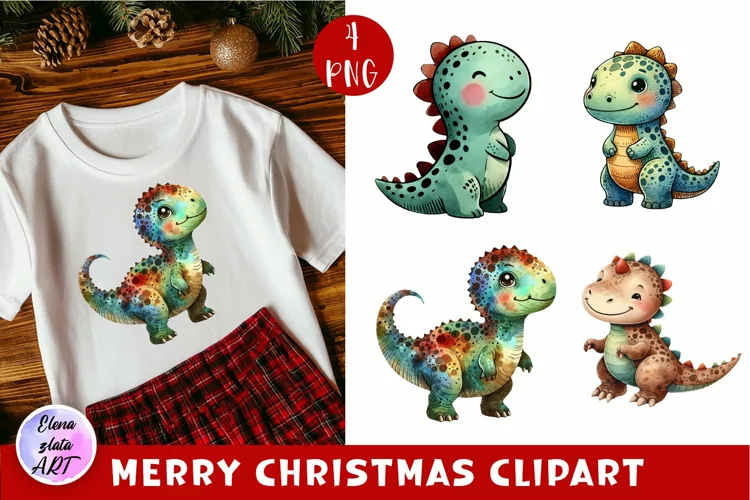 Cute dragon clipart - holding . Animal Illustration
