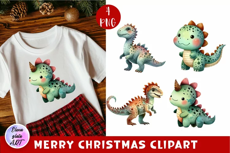 Cute dragon clipart - holding . Animal Illustration