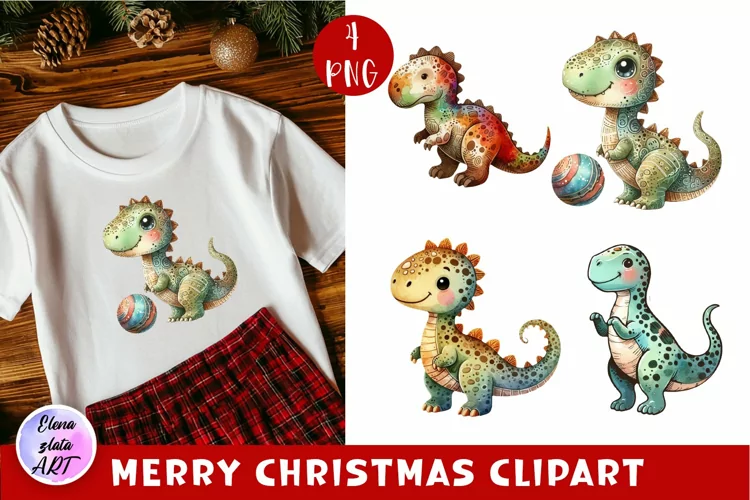 Cute dragon clipart - holding . Animal Illustration