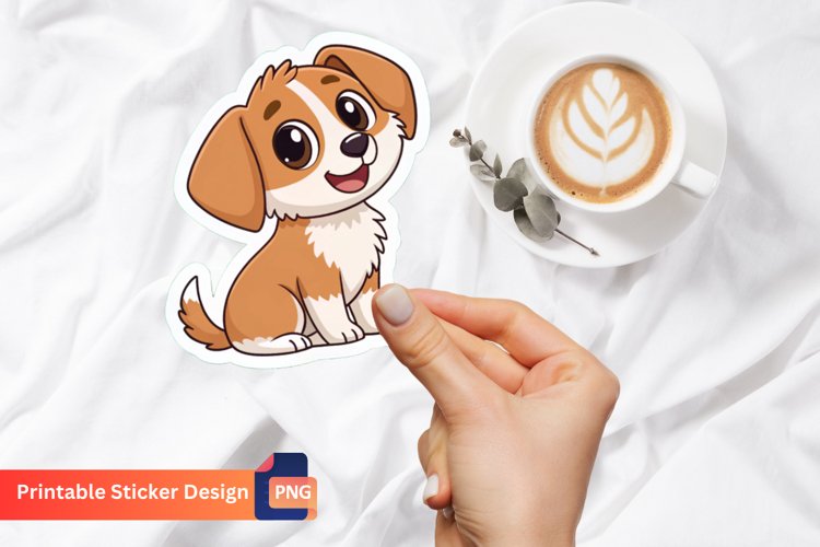 Cute Dog Sticker, Dog Lover Sticker Collection, Adorable Dog