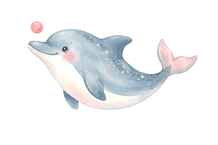 Cute Dolphin Png | Cute Mermaid Png