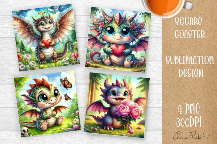 Cute Dragon Clipart Image 6