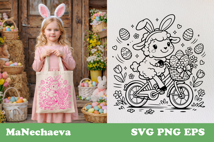 Cute Bunny Svg Image 8