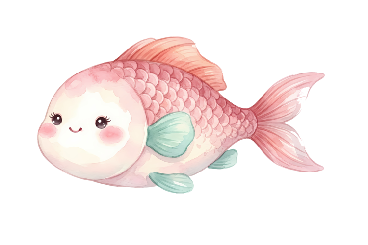 Cute Fish Png | Cute Mermaid Png