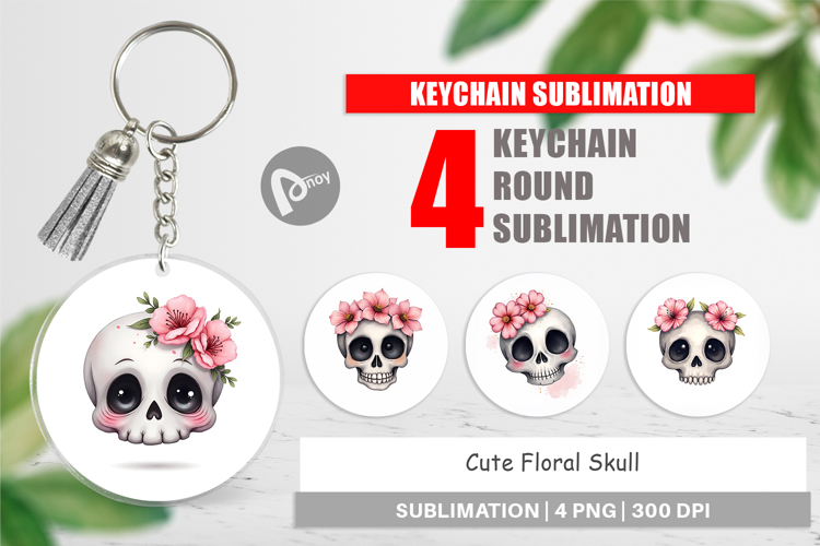 Cute Skull Clipart Image 21