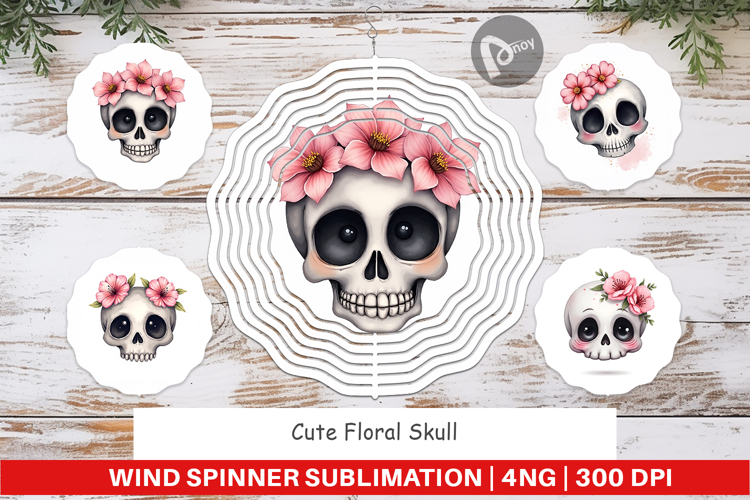 Cute Skull Clipart Image 11