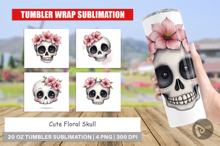 Cute Skull Clipart Image 13
