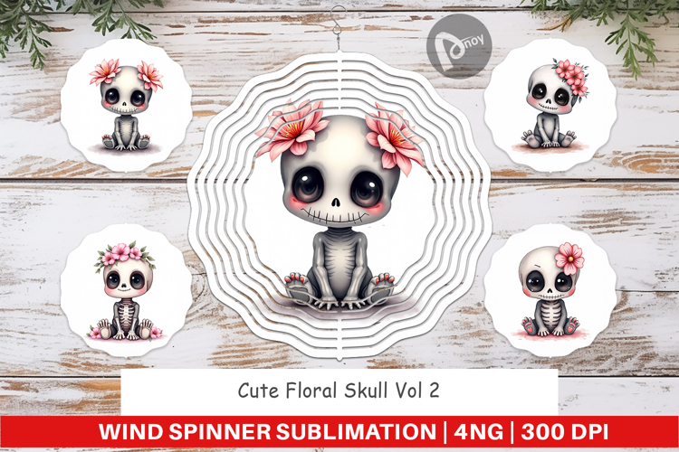 Cute Skull Clipart Image 10