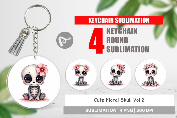 Cute Skull Clipart Image 20
