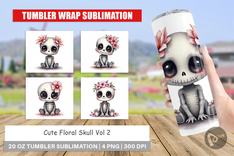Cute Skull Clipart Image 12