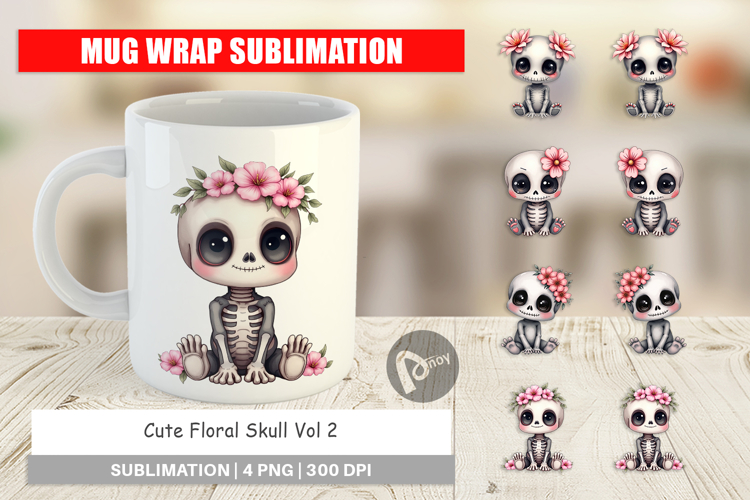 Cute Skull Clipart Image 16