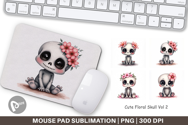 Cute Skull Clipart Image 18