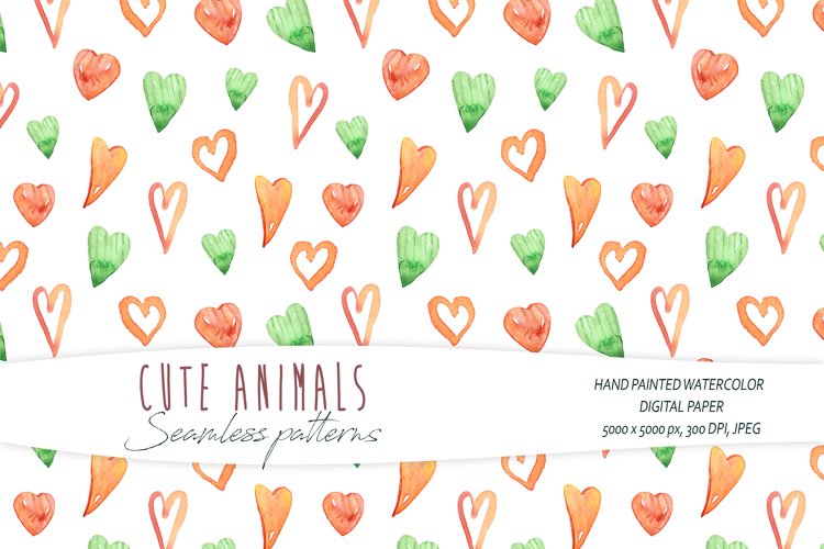 Cute kids seamless pattern- Digital paper- 1 JPEG file example image 1