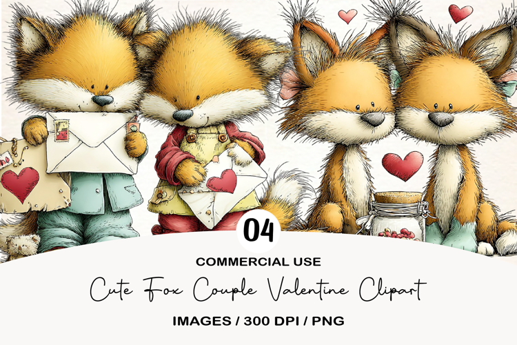 Cute Fox Clipart Image 16