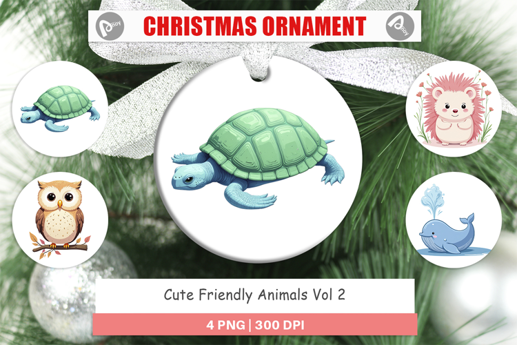 Ornament Friendly Cute Animals