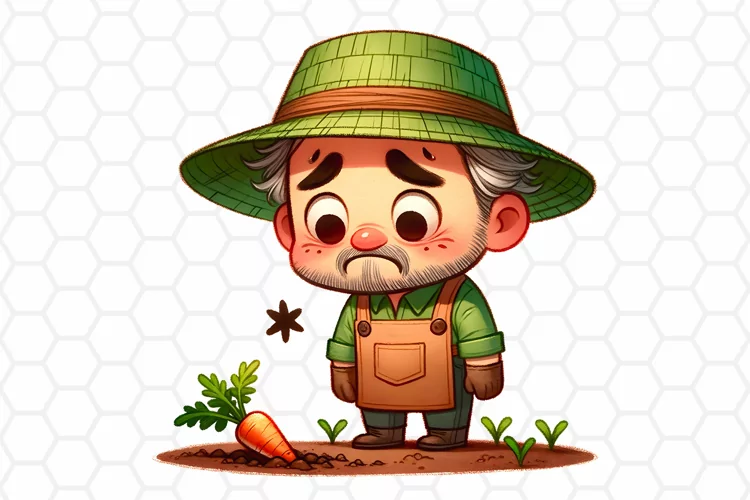 Cute Gardener Watercolor Clipart, Garden Sublimation PNG