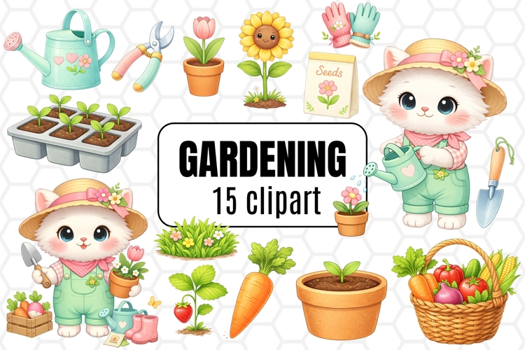  Vegetable Garden Clipart