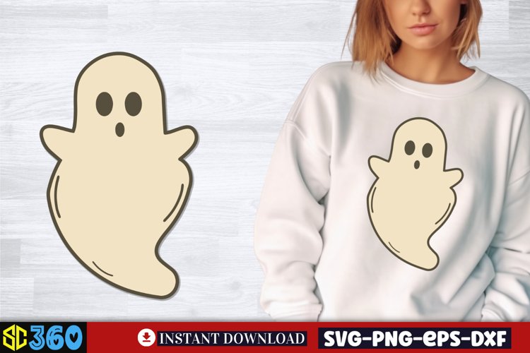 Cute Ghost Clipart, Cute Ghost Clipart Sublimation