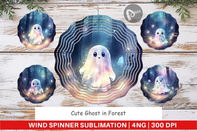 Wind Spinner Ghost in Forest