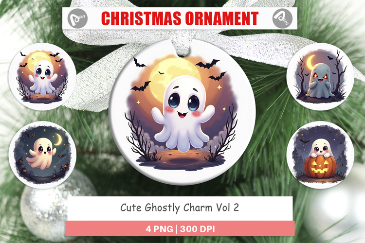 Ornament Halloween Ghostly Charm
