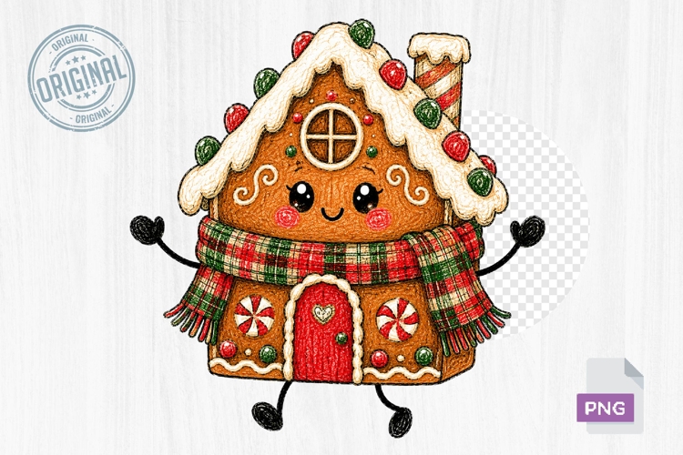 Gingerbread House Clipart Image 3