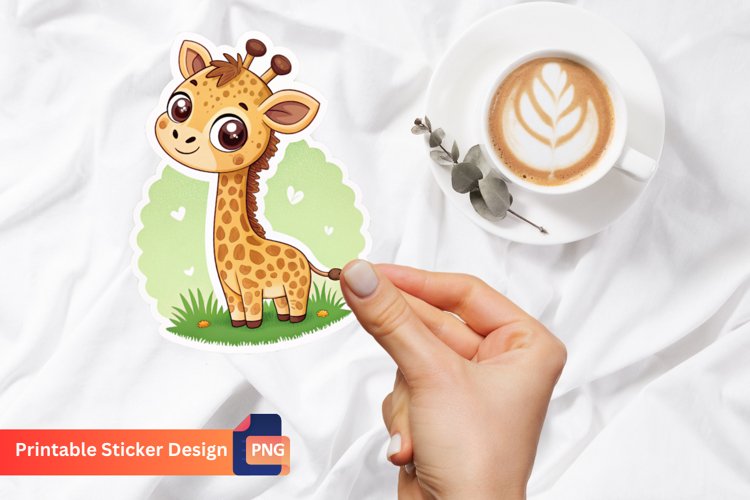 Cute Giraffe Clipart Image 19