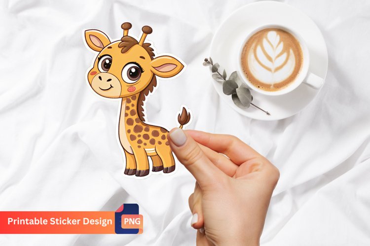 Cute Giraffe Clipart Image 22