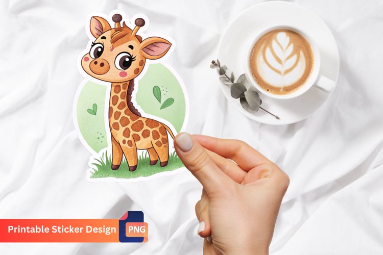 Cute Giraffe Clipart Image 21