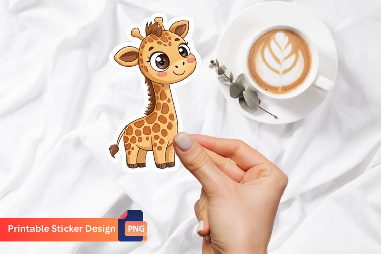 Cute Giraffe Clipart Image 20