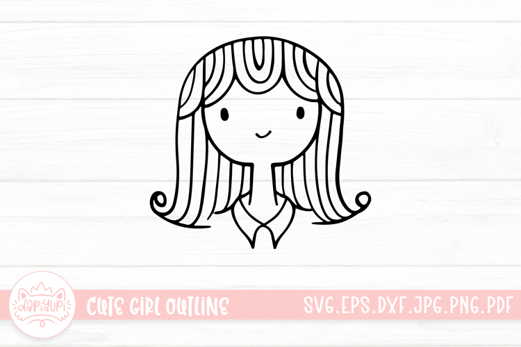 Girl Svg Image 7