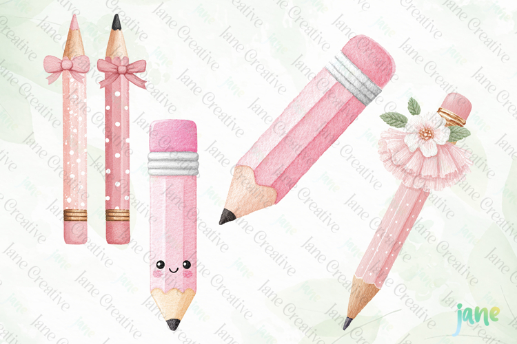 Cute Girly Back To School Clipart