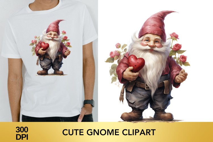 Cute Gnome Clipart Image 15