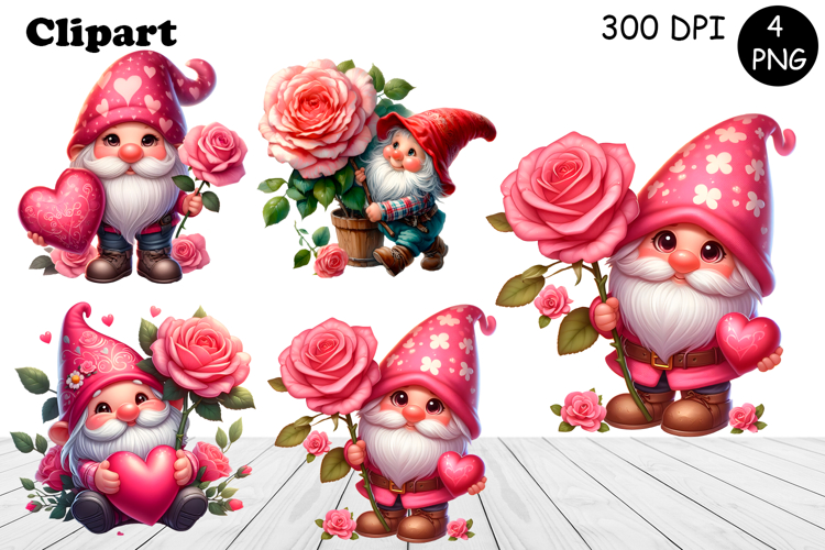 Cute gnome clipart, birthday gnome sublimation
