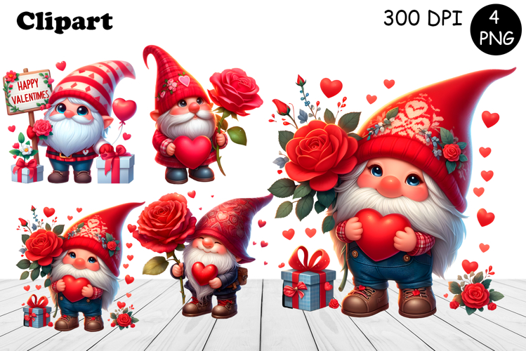 Cute gnome clipart, birthday gnome sublimation