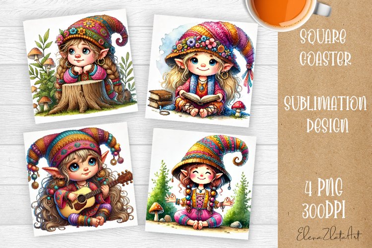 Cute Gnome Clipart Image 5