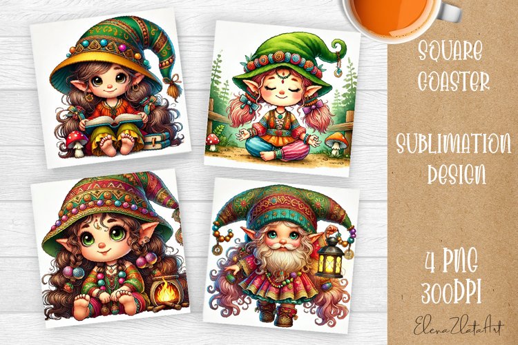 Cute Gnome Clipart Image 12