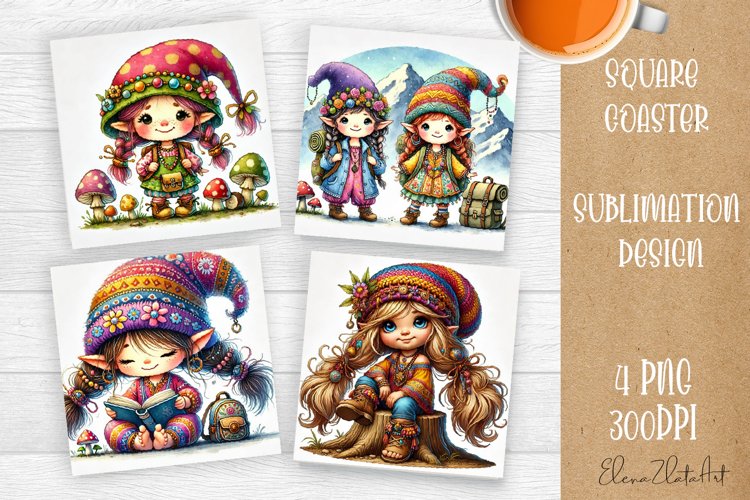 Cute Gnome Clipart Image 4